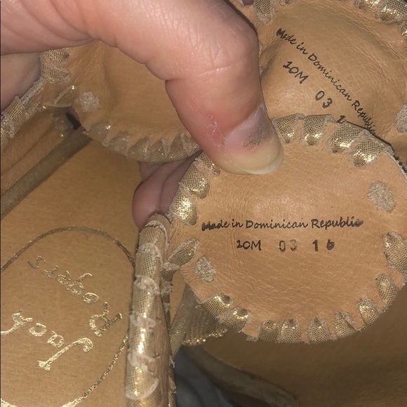 Jack Rogers size 10 Luccia platinum slide wedges - Picture 8 of 8